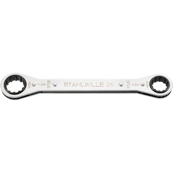 Ratchet ring Wrench Spline-Size 12 x 14 L.139 mm